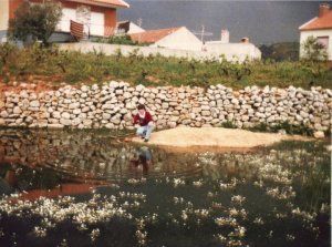 A Barreira em 1982 - Local onde actualmente está o jardim onde foi colocado o monumento em homenagem ao Major.