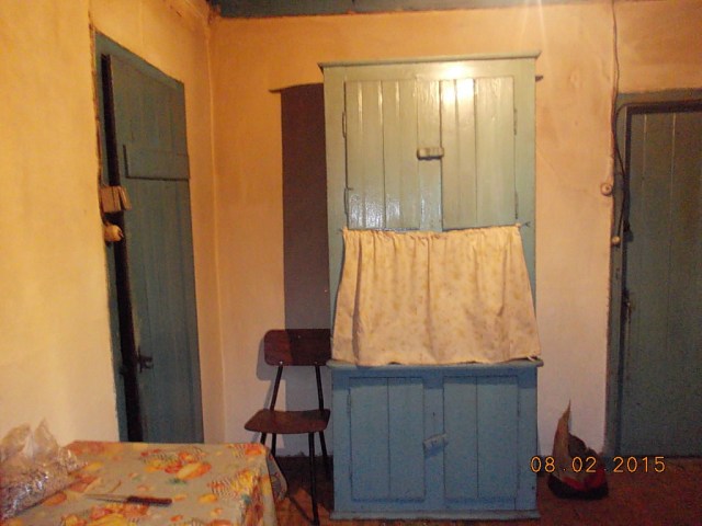 Aspecto da coizinha. Tinha uma porta para a dispensa onde se colocavam as talhas do azeite e as salgadeiras entre outras coisas