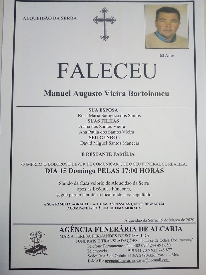 Manuel Augusto Vieira Bartolomeu